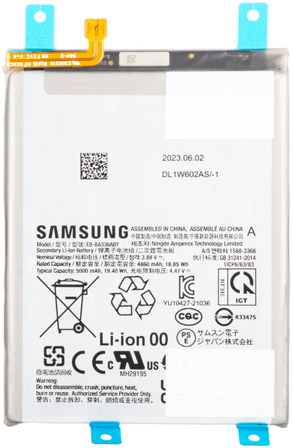 Acumulator Samsung Galaxy A53 5G A536 / A33 5G A336, EB-BA336ABY, Service Pack GH82-28027A