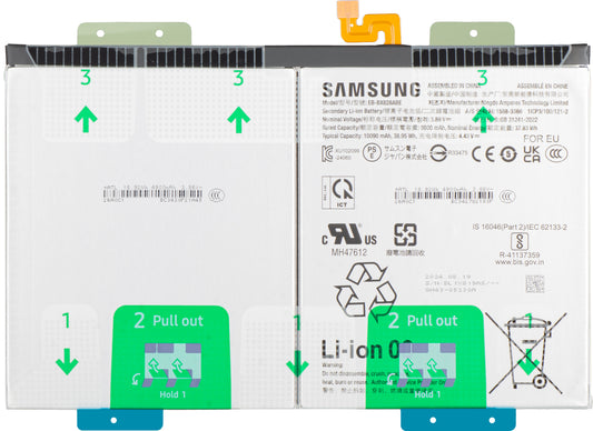 Acumulator Samsung Galaxy Tab S10+, EB-BX828ABE, Service Pack GH82-35927A