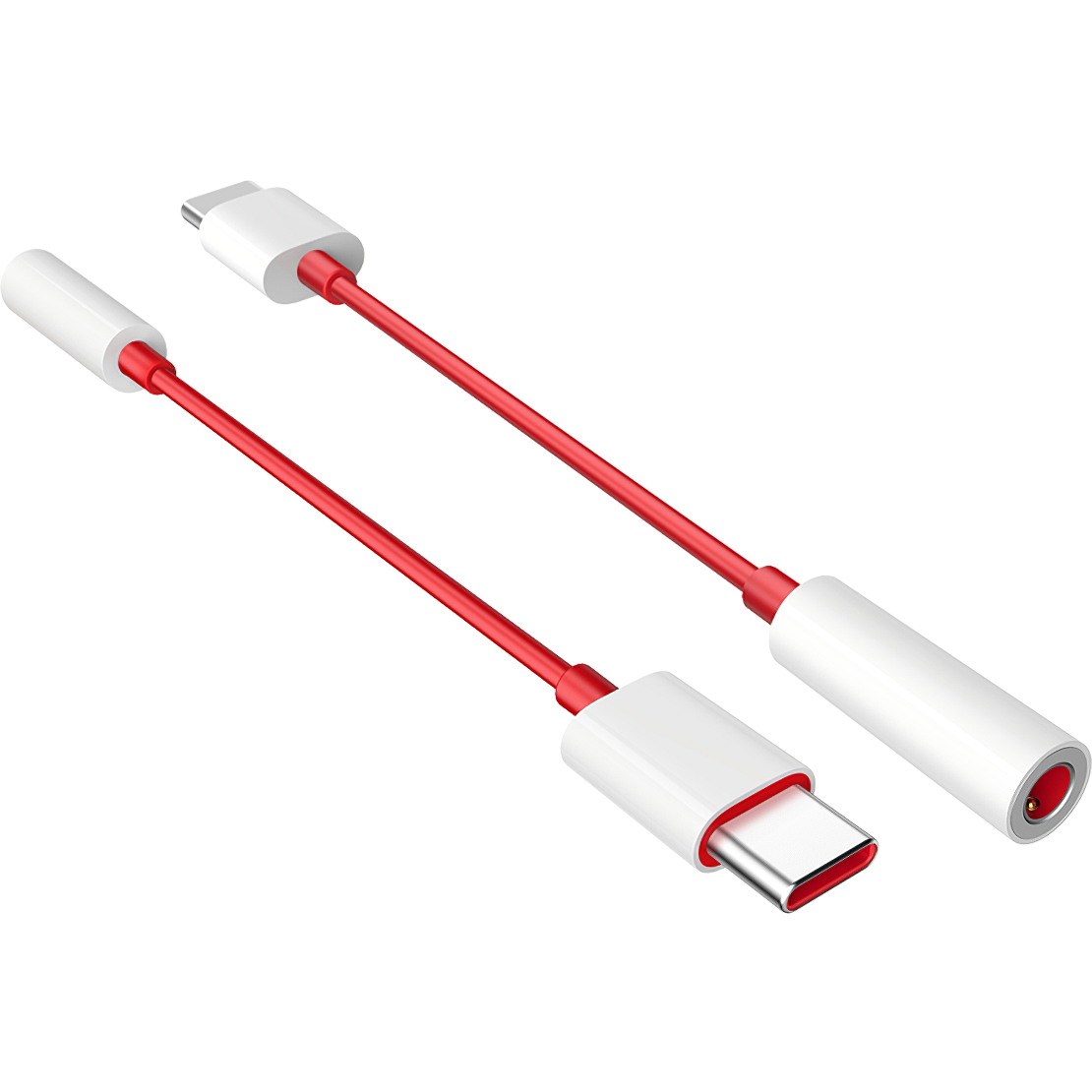 Adapter audio USB-C - 3,5 mm OnePlus TC01W, 0,09 m, czerwony 5461100024