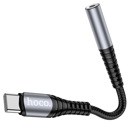 Adaptor Audio USB-C - 3.5mm HOCO LS33, Gri