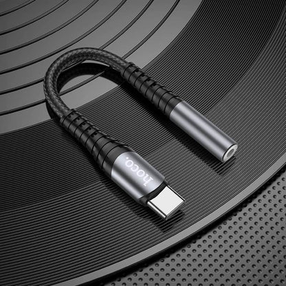 Adaptor Audio USB-C - 3.5mm HOCO LS33, Gri