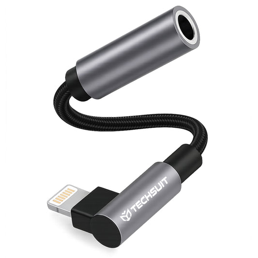 Adaptor Audio Lightning - 3.5mm Techsuit AC6 MusicDox, Gri