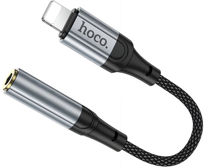 Adaptor Audio Lightning - 3.5mm HOCO LS36A, Gri