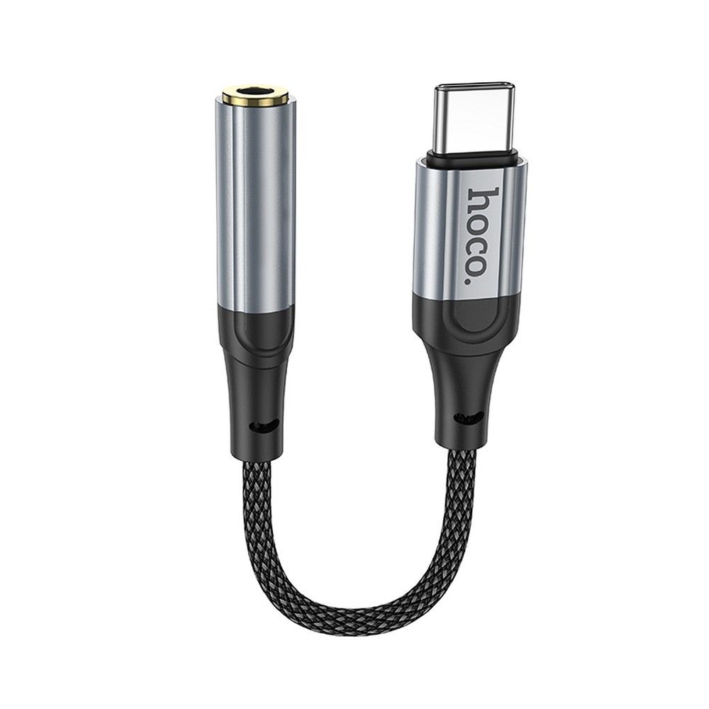 Adaptor Audio USB-C - 3.5mm HOCO LS36, Gri