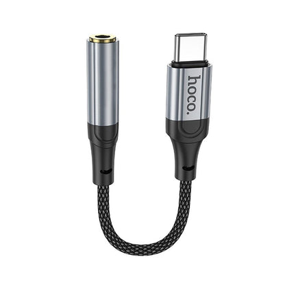 Adaptor Audio USB-C - 3.5mm HOCO LS36, Gri