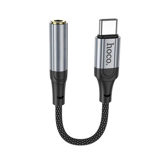 Adaptor Audio USB-C - 3.5mm HOCO LS36, Gri