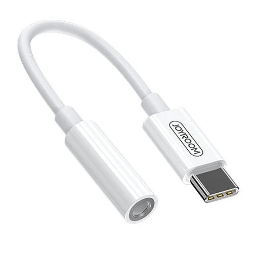 Adaptor Audio USB-C - 3.5mm Joyroom SH-C1, Alb