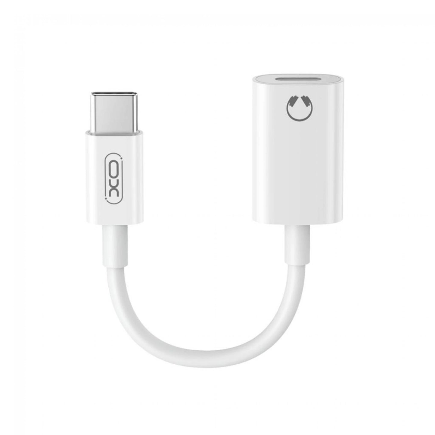 Adaptor Audio USB-C - Lightning XO Design NB-R268B, Alb