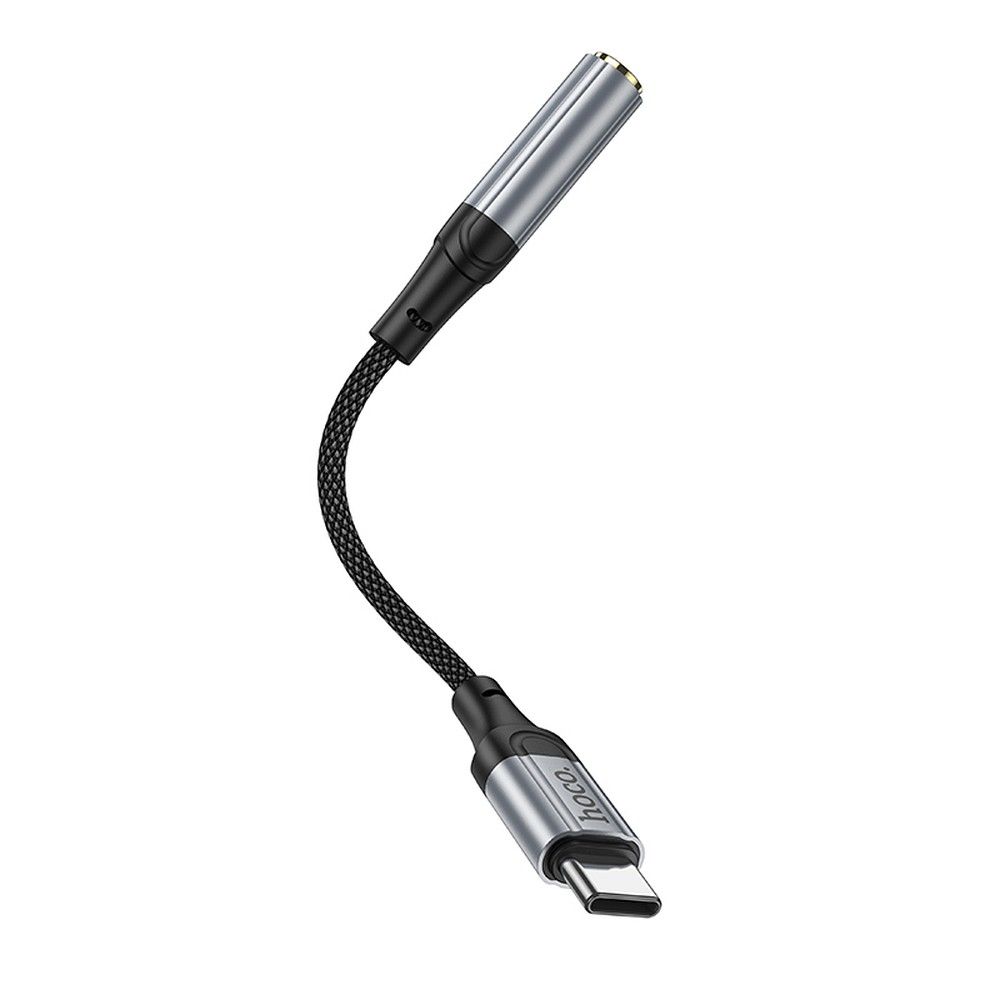 Adaptor Audio USB-C - 3.5mm HOCO LS36, Gri