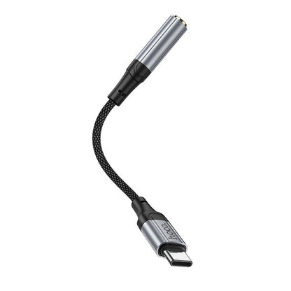 Adaptor Audio USB-C - 3.5mm HOCO LS36, Gri