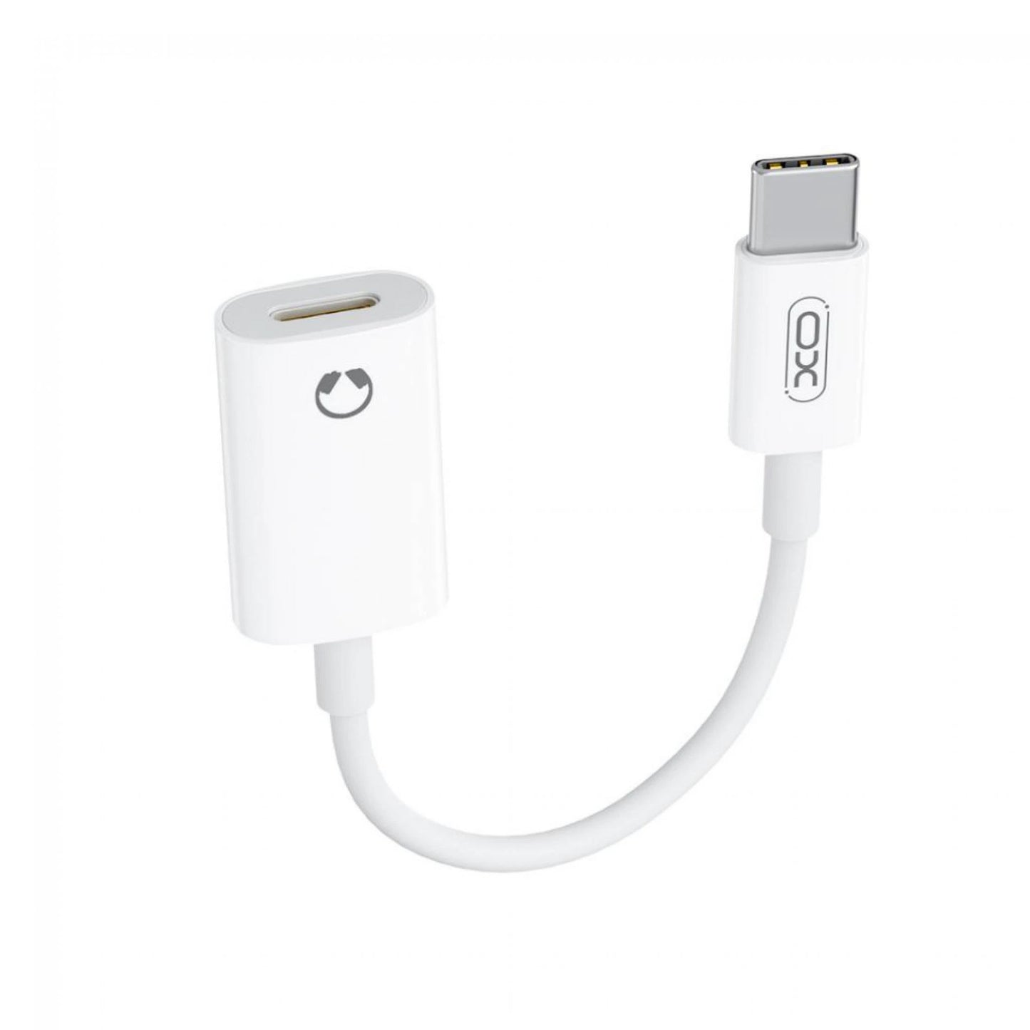 Adaptor Audio USB-C - Lightning XO Design NB-R268B, Alb