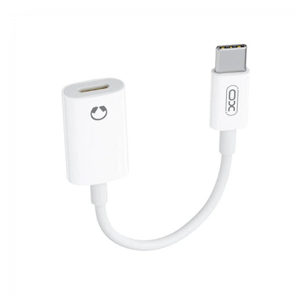 Adaptor Audio USB-C - Lightning XO Design NB-R268B, Alb