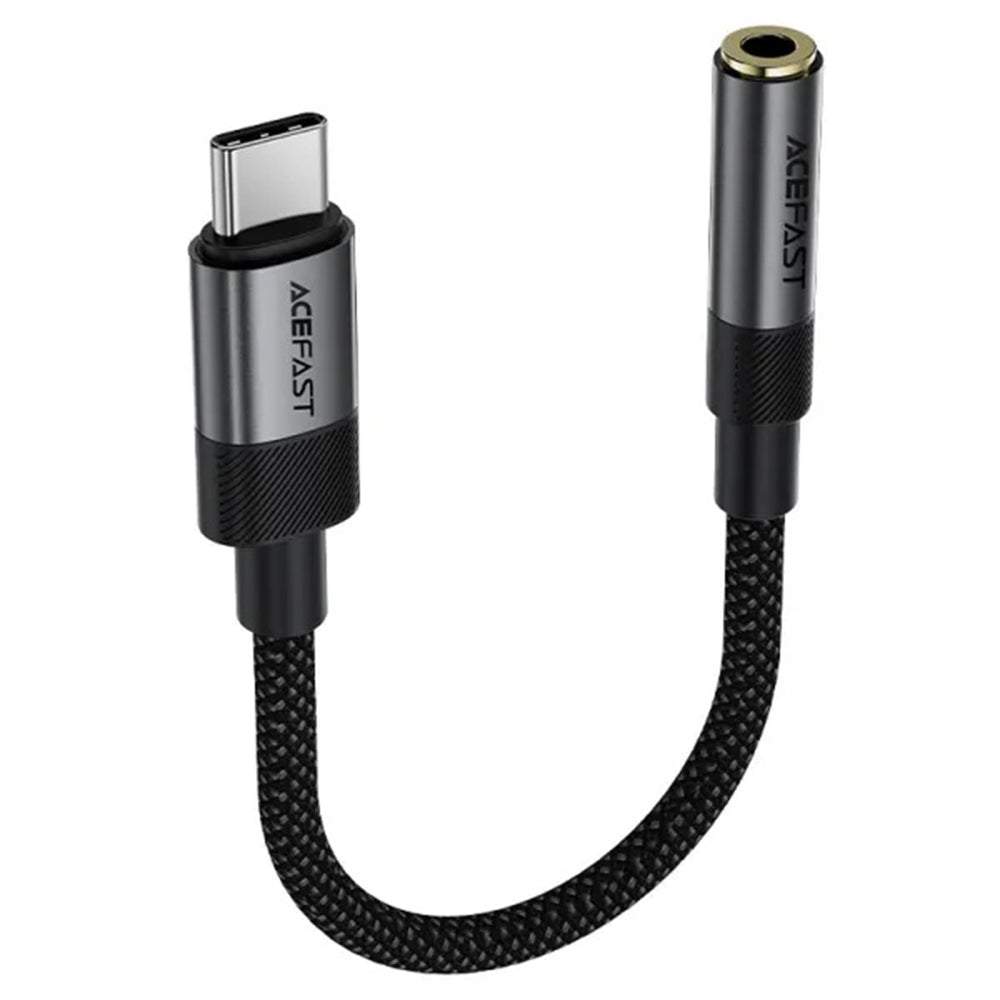 Adaptor Audio USB-C - 3.5mm Acefast J12, Negru
