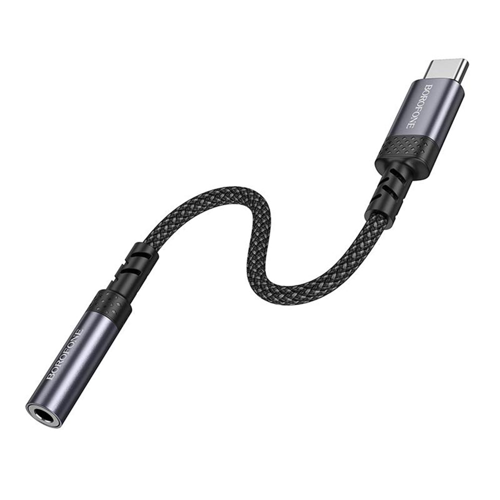 Adaptor Audio USB-C - 3.5mm Borofone BV24, Gri