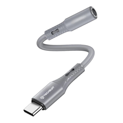 Adaptor Audio USB-C - 3.5mm Techsuit AC1 SoundFlex, Gri