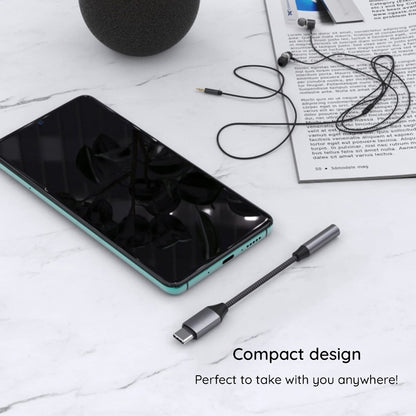 Adaptor Audio USB-C - 3.5mm Techsuit AC8 MusicDox, Gri
