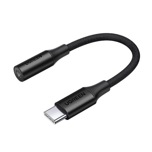 Adaptor Audio USB-C - 3.5mm UGREEN AV161, Negru