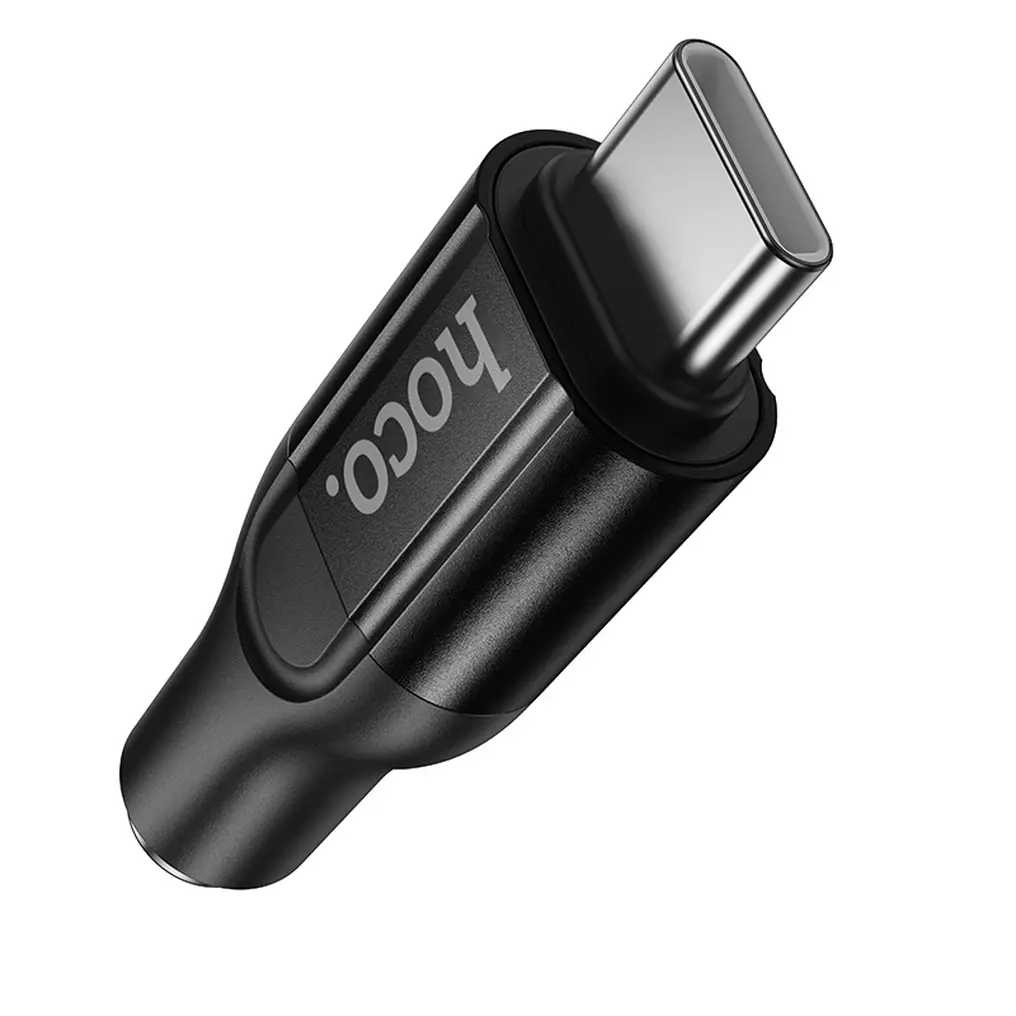 Adaptor Audio USB-C - 3.5mm HOCO UPA35, Negru