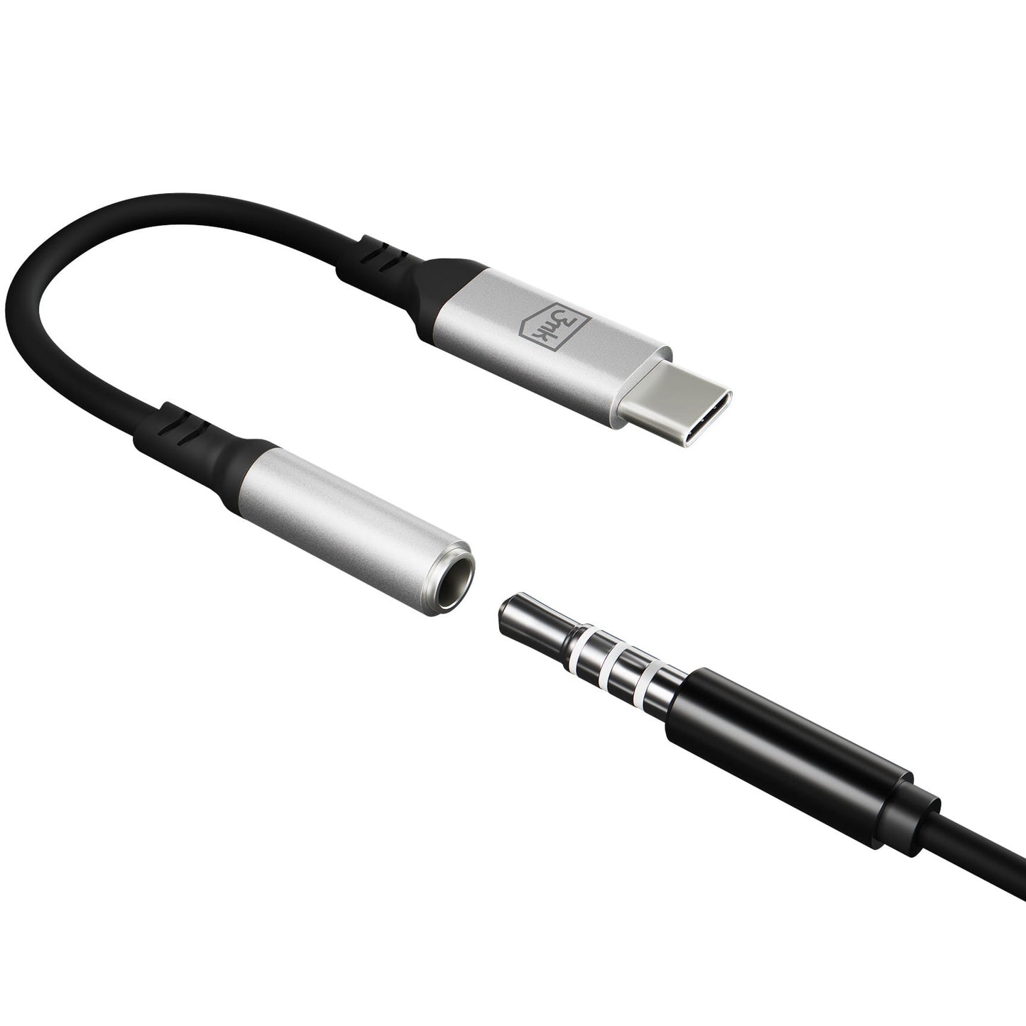 Adaptor Audio USB-C - 3.5mm 3MK, Argintiu