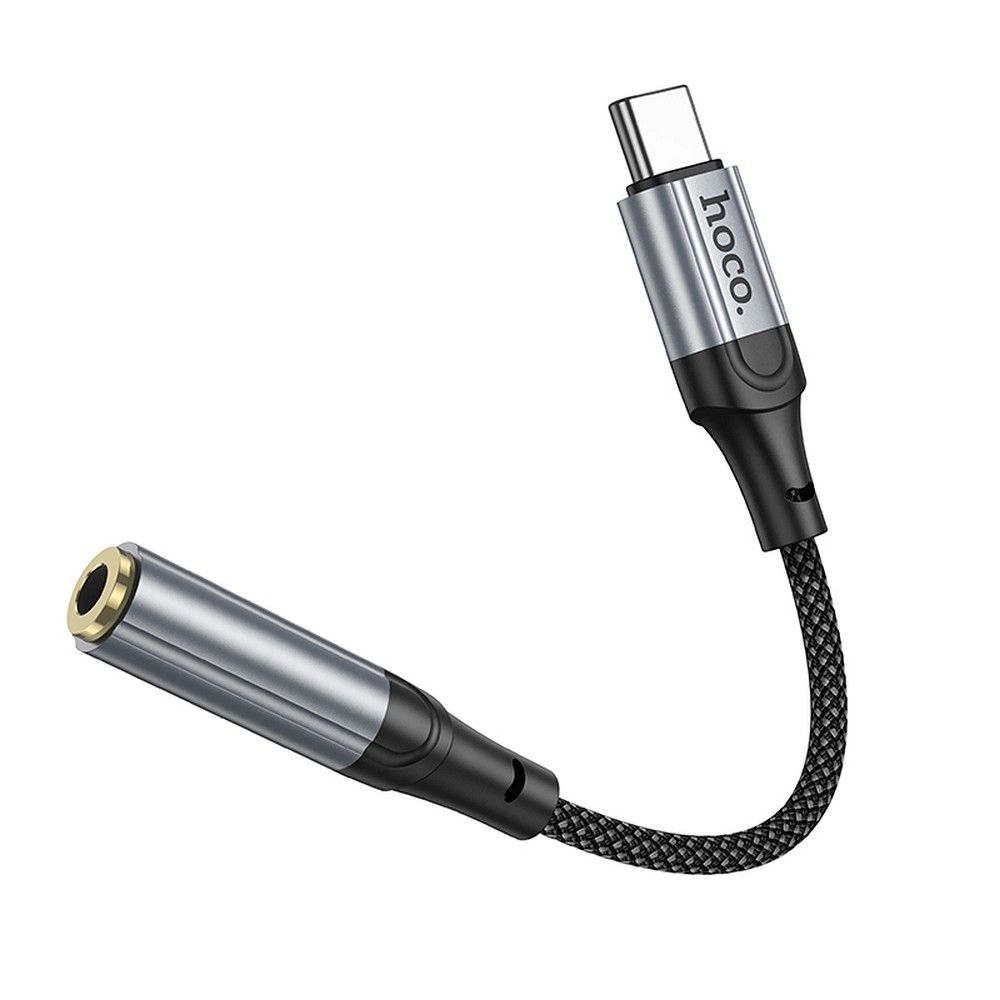 Adaptor Audio USB-C - 3.5mm HOCO LS36, Gri