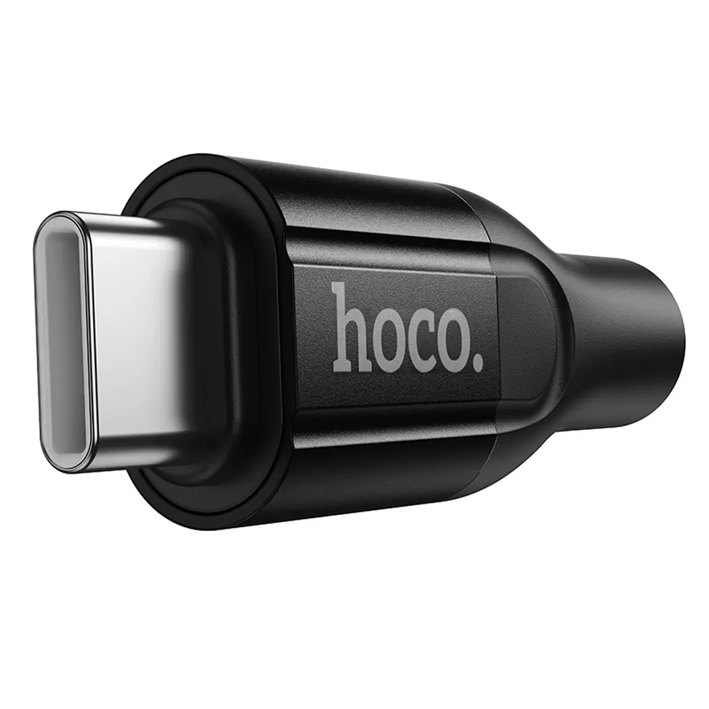Adaptor Audio USB-C - 3.5mm HOCO UPA35, Negru