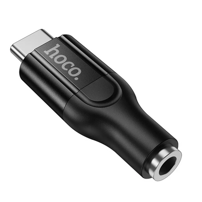 Adaptor Audio USB-C - 3.5mm HOCO UPA35, Negru