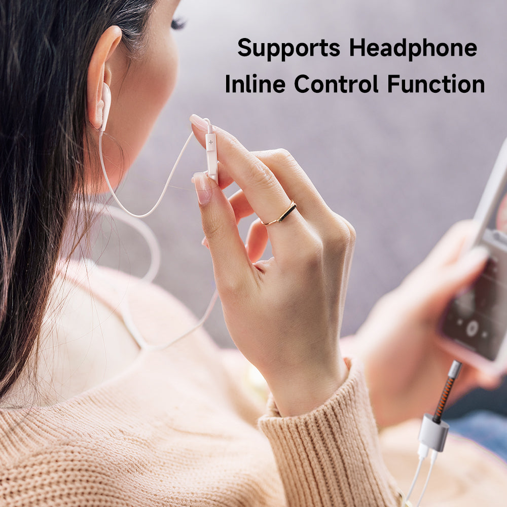 Adaptor Audio USB-C - USB-C / 3.5mm McDodo CA-3120, Gri