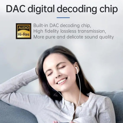 Adaptor Audio USB-C - USB-C / USB-C McDodo CA-7670, Negru