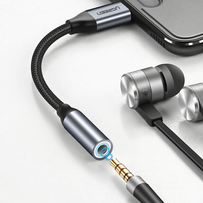 Adaptor Audio USB-C - 3.5mm UGREEN AV142, Gri