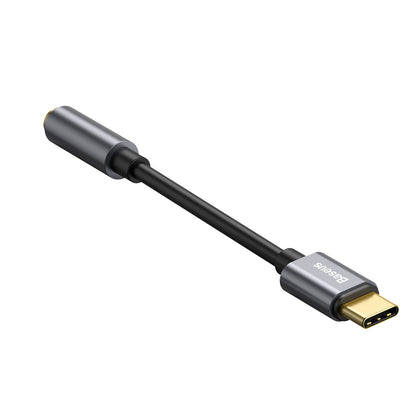 Adaptor Audio 3.5mm - USB-C Baseus L54, Gri CATL54-0G