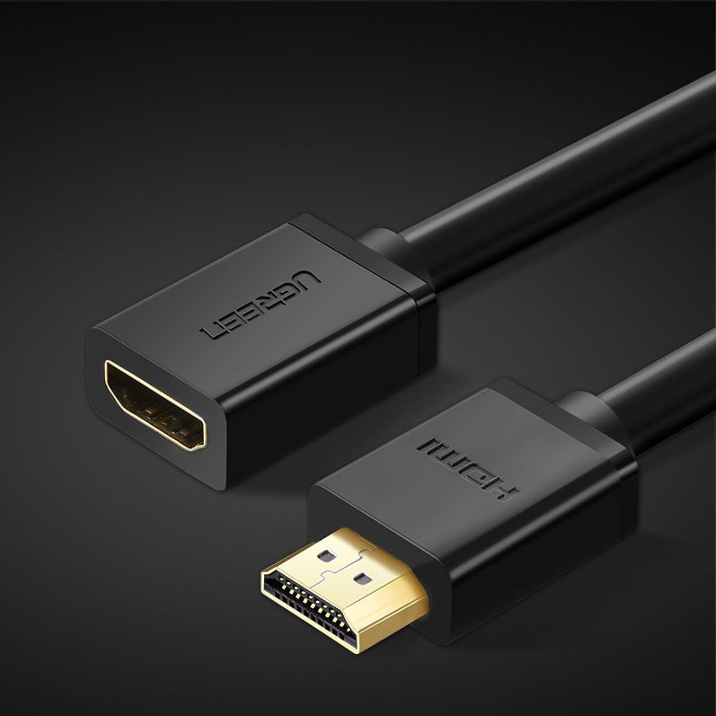 Cablu Video Prelungitor UGREEN HD107, HDMI - HDMI, 4K, 1m, Negru
