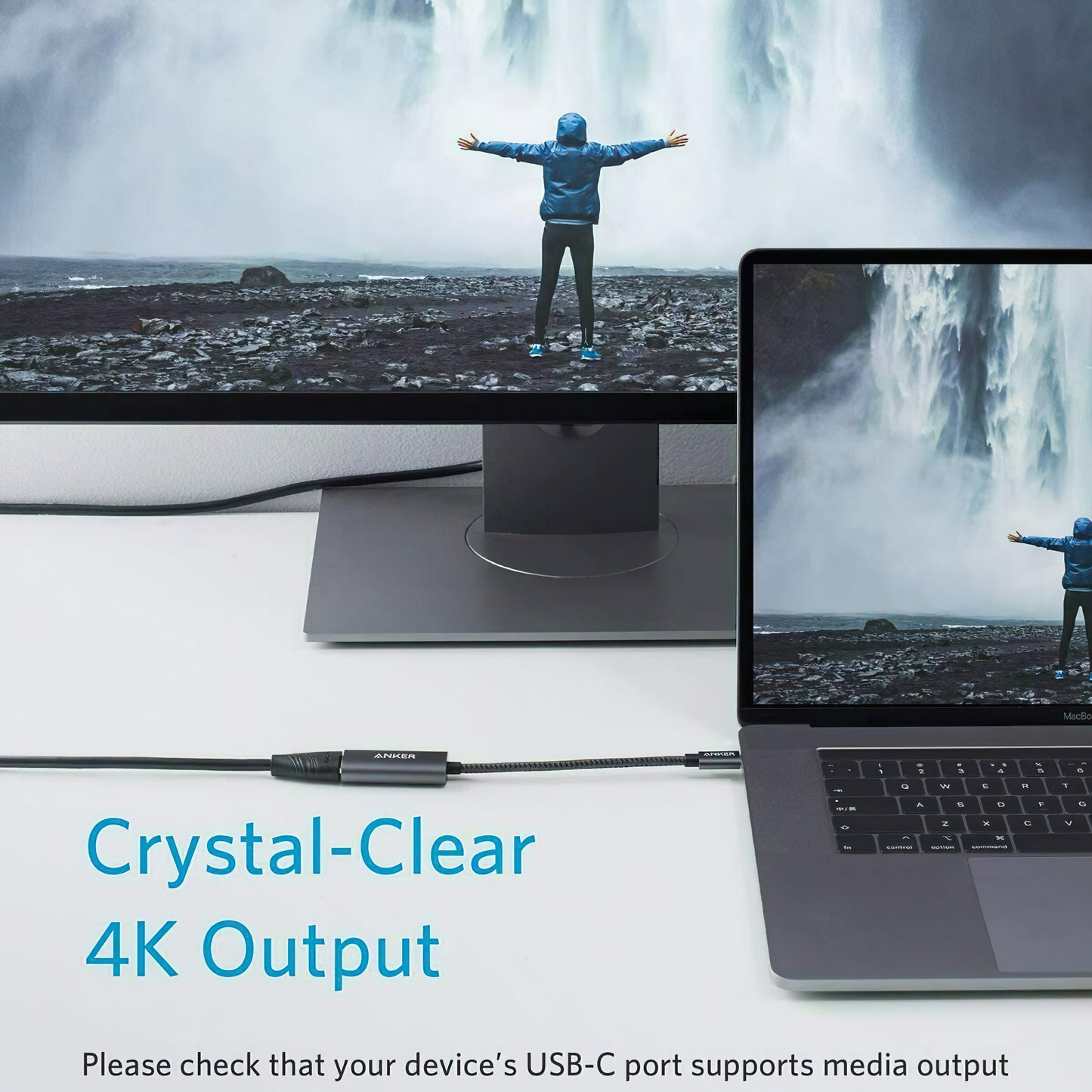 Adaptor Audio si Video USB-C - HDMI Anker PowerExpand+, Gri A83120A1