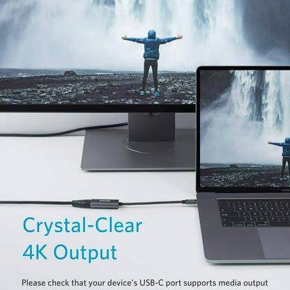 Adaptor Audio si Video USB-C - HDMI Anker PowerExpand+, Gri A83120A1