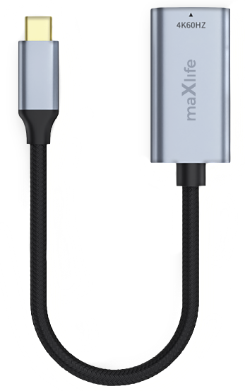 Adaptor Audio si Video USB-C - HDMI MaXlife MXHC-01, Gri