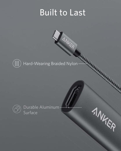 Adaptor Audio si Video USB-C - HDMI Anker 310, Gri A83120A2