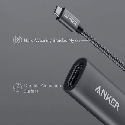 Adaptor Audio si Video USB-C - HDMI Anker PowerExpand+, Gri A83120A1