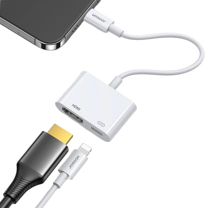 Adaptor Audio si Video Lightning - HDMI / Lightning Joyroom S-H141, Alb