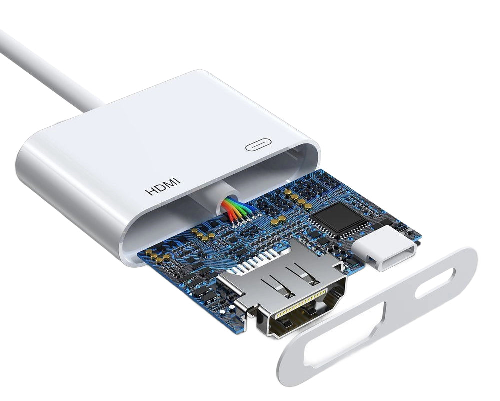 Adaptor Audio si Video Lightning - HDMI / Lightning Joyroom S-H141, Alb