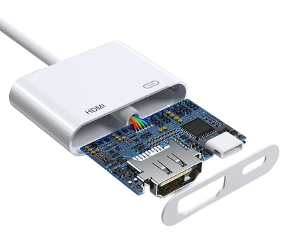 Adaptor Audio si Video Lightning - HDMI / Lightning Joyroom S-H141, Alb