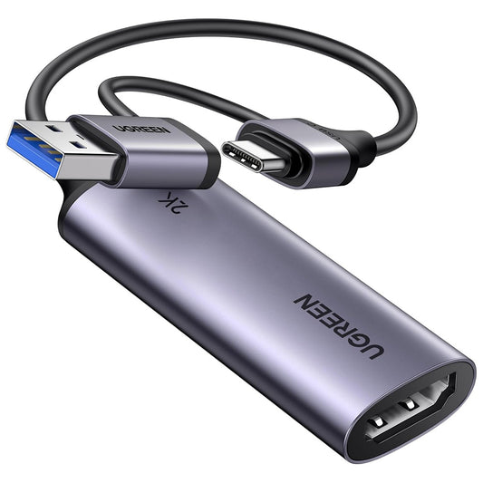 Adaptor Audio si Video USB-A / USB-C - HDMI UGREEN CM629 (15389), Gri