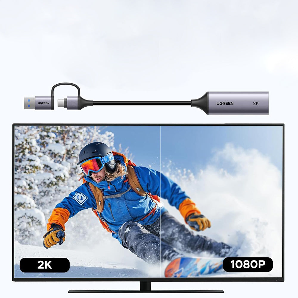 Adaptor Audio si Video USB-A / USB-C - HDMI UGREEN CM629 (15389), Gri