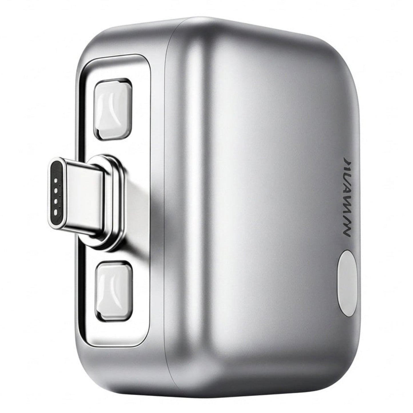 Adaptor Auto Disconnect USB-C KUWAJIA KH-51 pentru Alimentare cu Deconectare Automata si Protectie Baterie, Argintiu