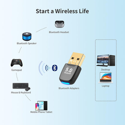 Adaptor Bluetooth USB Techsuit BlueJet A20, Negru