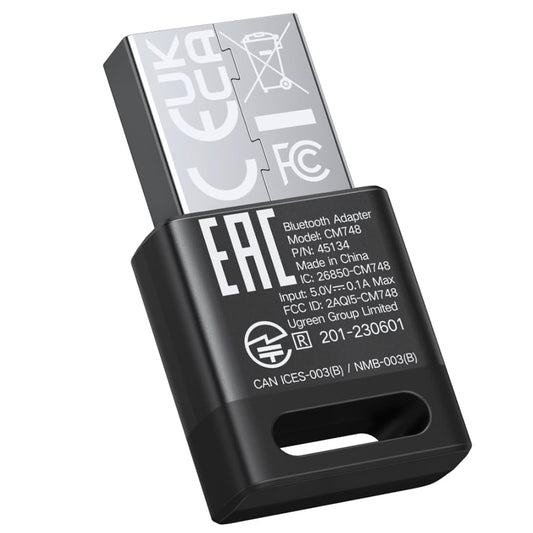 Adaptor Bluetooth USB UGREEN CM748 (45134), Negru