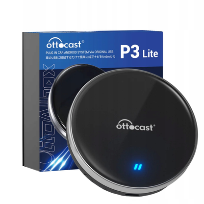 Adaptor Carplay / Android Auto Wireless Ottocast OttoAibox P3 Lite pentru Apple iPhone / Android Series