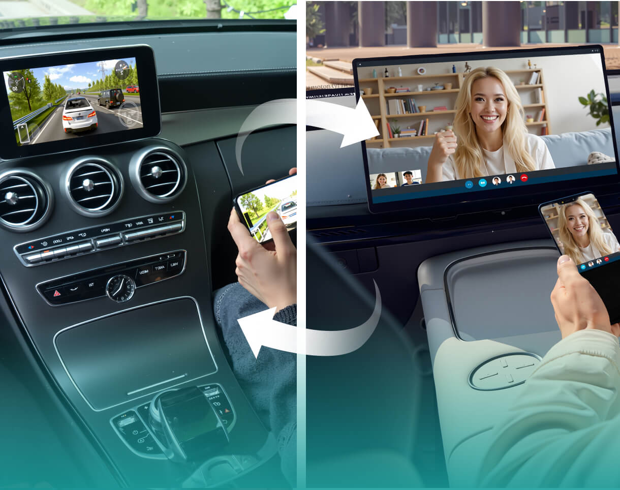 Adaptor Carplay / Android Auto Wireless Ottocast OttoAibox P3 Pro pentru Apple iPhone / Android Series PCS61-T