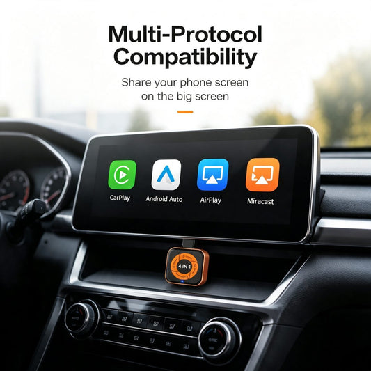 Adaptor Carplay / Android Auto Wireless Carlinkit Mini Ultra6 pentru Apple iPhone / Android Series