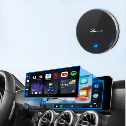 Adaptor Carplay / Android Auto Wireless Ottocast OttoAibox P3 Lite pentru Apple iPhone / Android Series