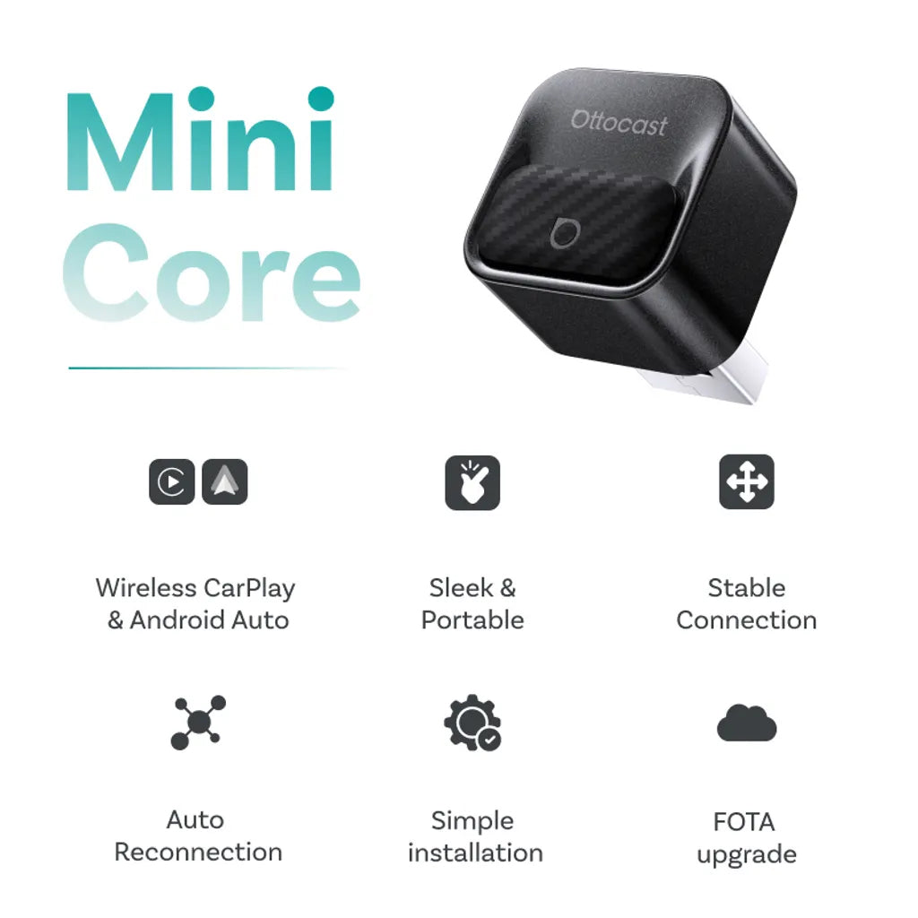 Adaptor Carplay / Android Auto Wireless Ottocast Mini Pico Style B pentru Apple iPhone / Android Series CA525-T3