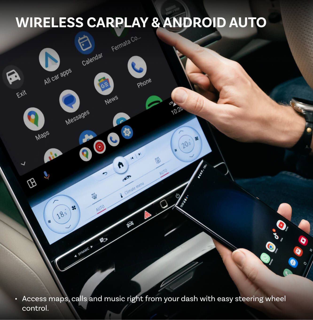 Adaptor Carplay / Android Auto Wireless Ottocast OttoAibox P3 Pro pentru Apple iPhone / Android Series PCS61-T